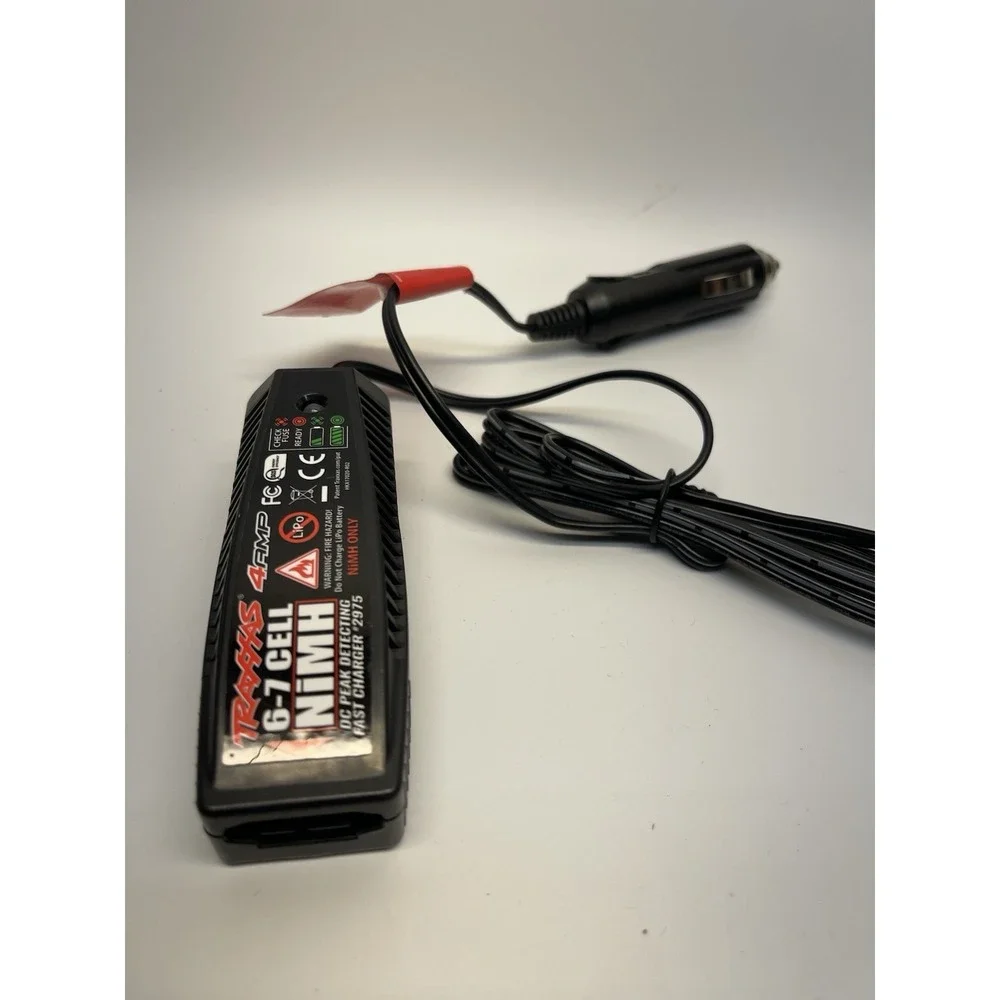 Traxxas 2975 6-7 Cell NiMH 4A DC Peak Detecting Fast Charger Tested Working